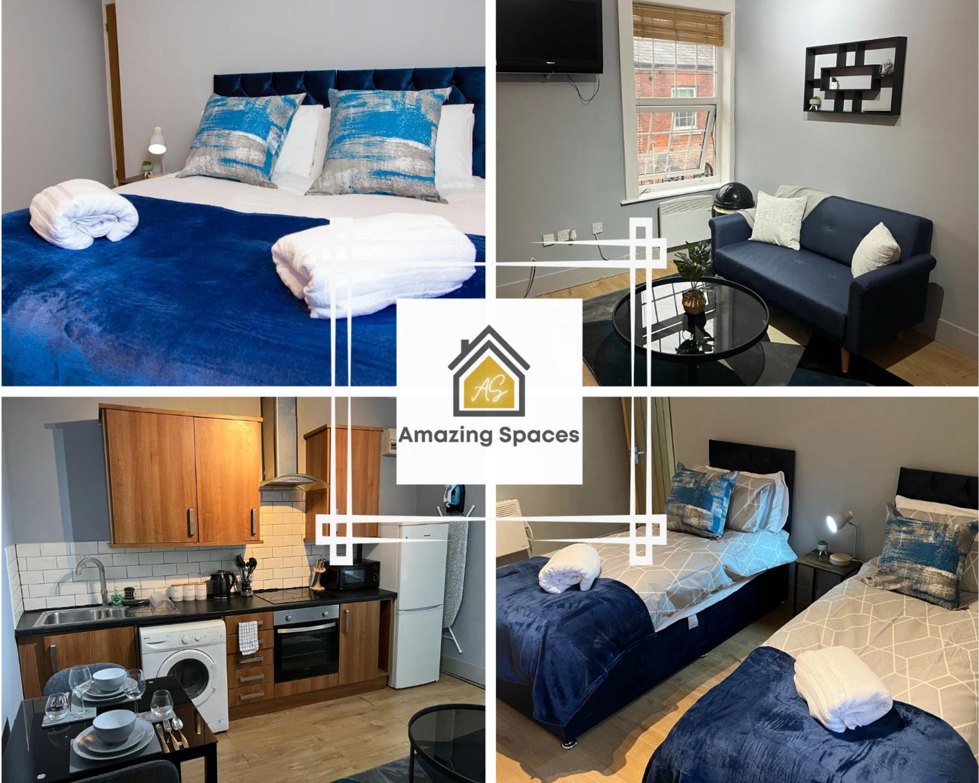City Centre 2 Bed Flat Sleeps 3 For Work And Leisure With Free Wifi By Amazing Spaces Relocations Ltd Warrington Exteriör bild